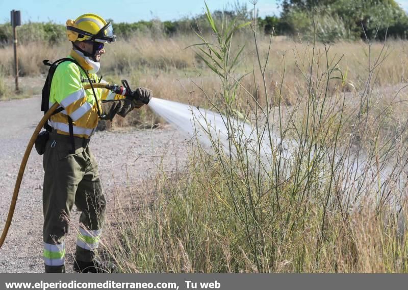 Espectacular simulacro de emergencia en Almassora