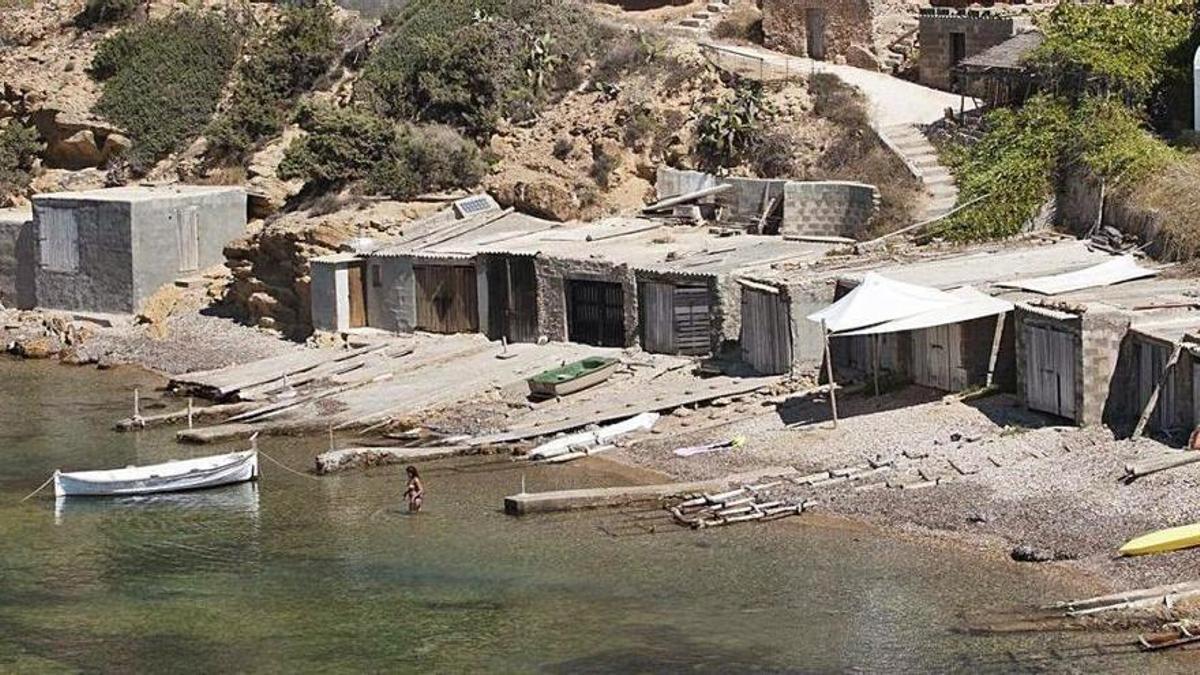 Imagen de archivo de casetas varadero en Ibiza