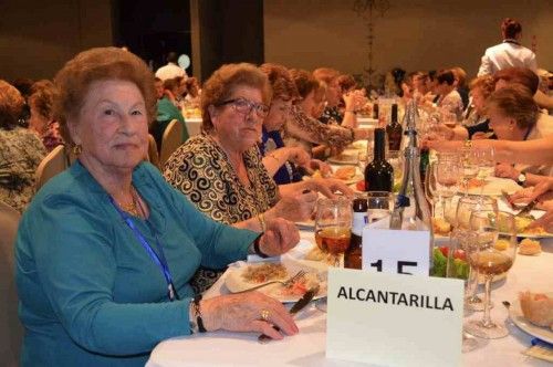 Almuerzo de la asociacion de viudas en Murcia