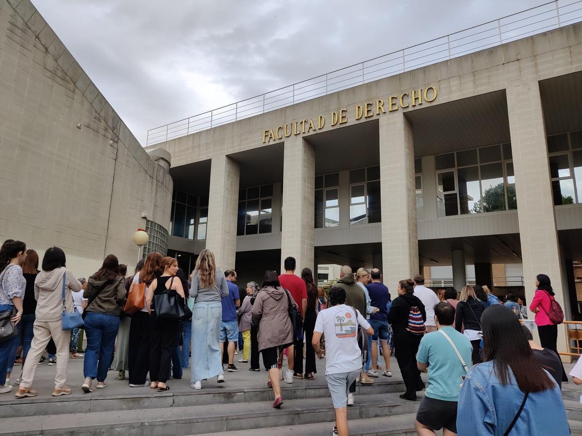 Unas oposiciones convocadas por el Gobierno de Aragón, en una imagen de archivo.