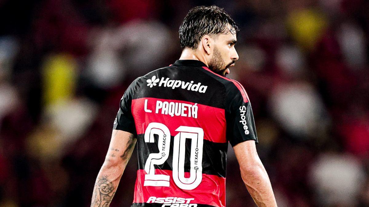 Lucas Paquetá fue titular por primera vez con el Flamengo