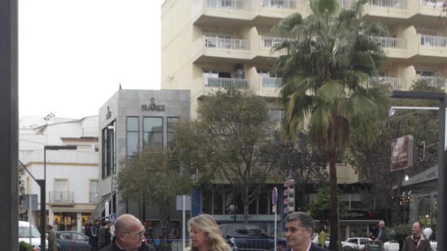 Ángeles Muñoz visitó la avenida.