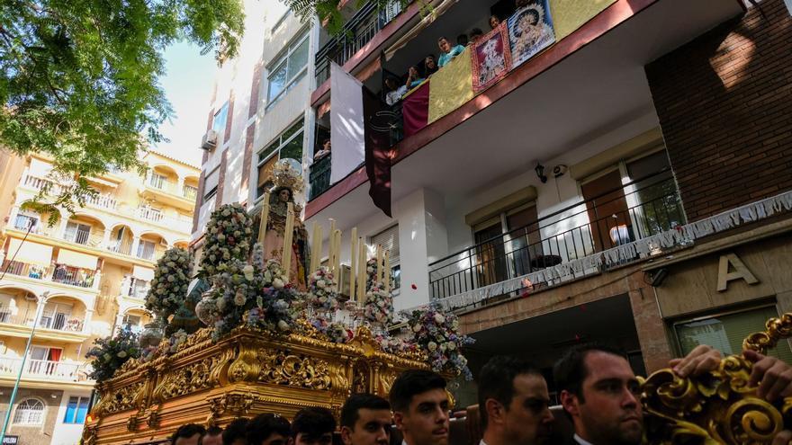 La Virgen del Rosario saldrá en procesión el domingo por El Palo