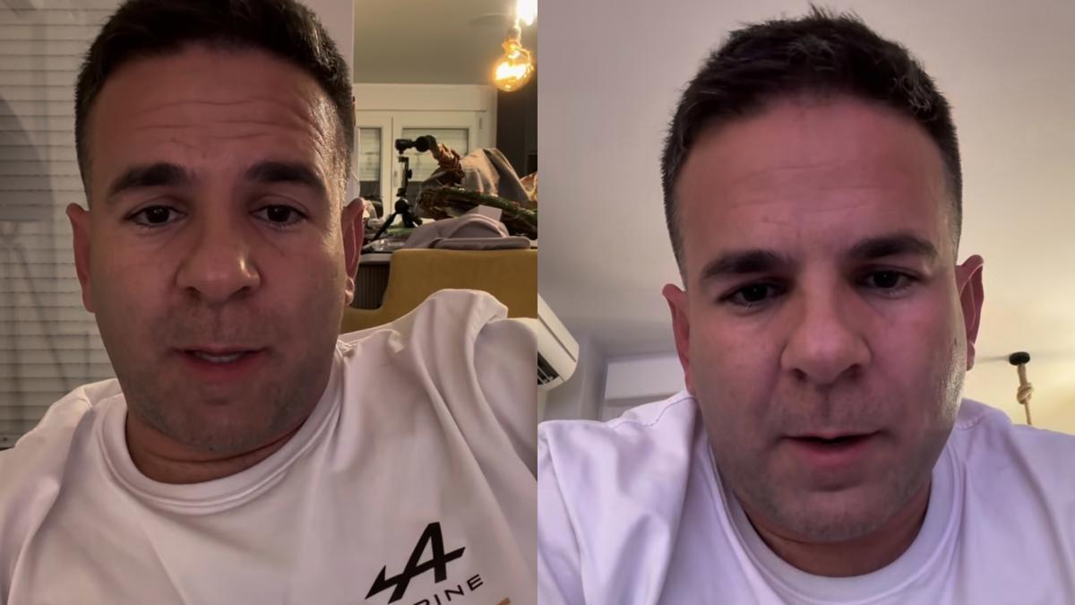 Ángel Gaitán hablando en uno de sus vídeos de TikTok.