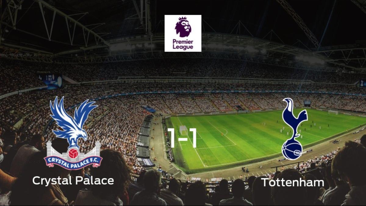 Reparto de puntos entre el Crystal Palace y el Tottenham Hotspur (1-1)