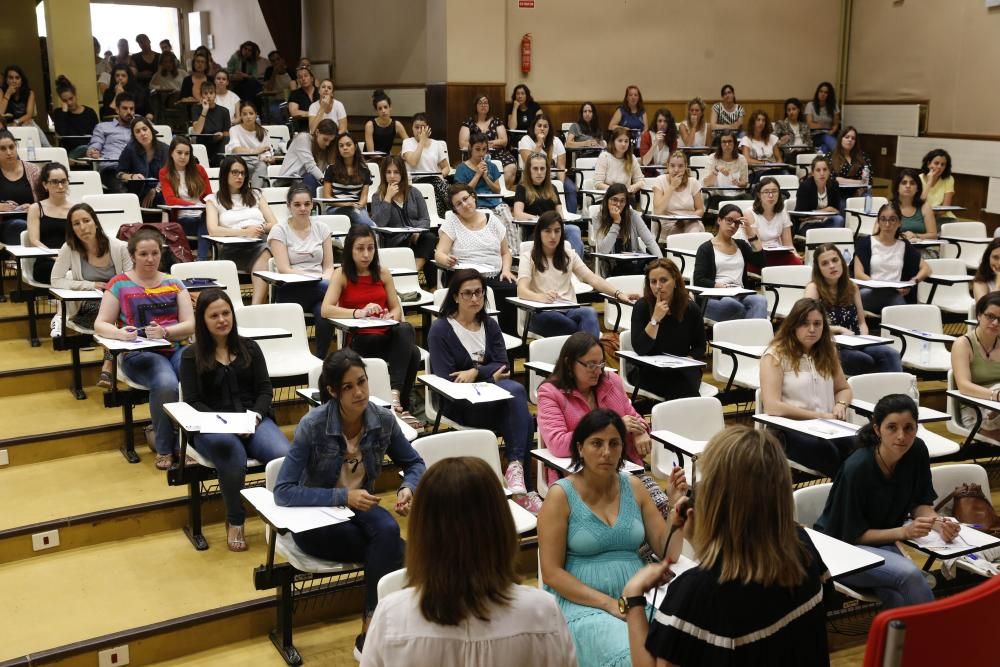 La primera fase de las oposiciones de Eduación comenzó ayer y finalizará mañana con las últimas pruebas