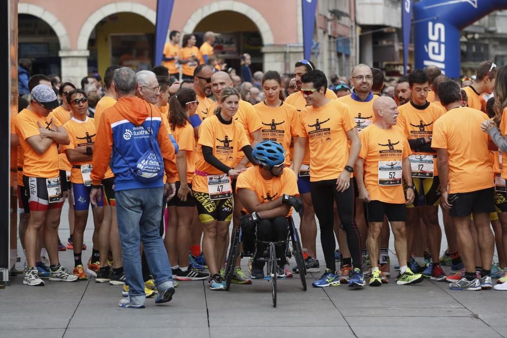 Carrera popular con Javier Gómez Noya, premio "Princesa de Asturias" de los Deportes 2016, en Avilés