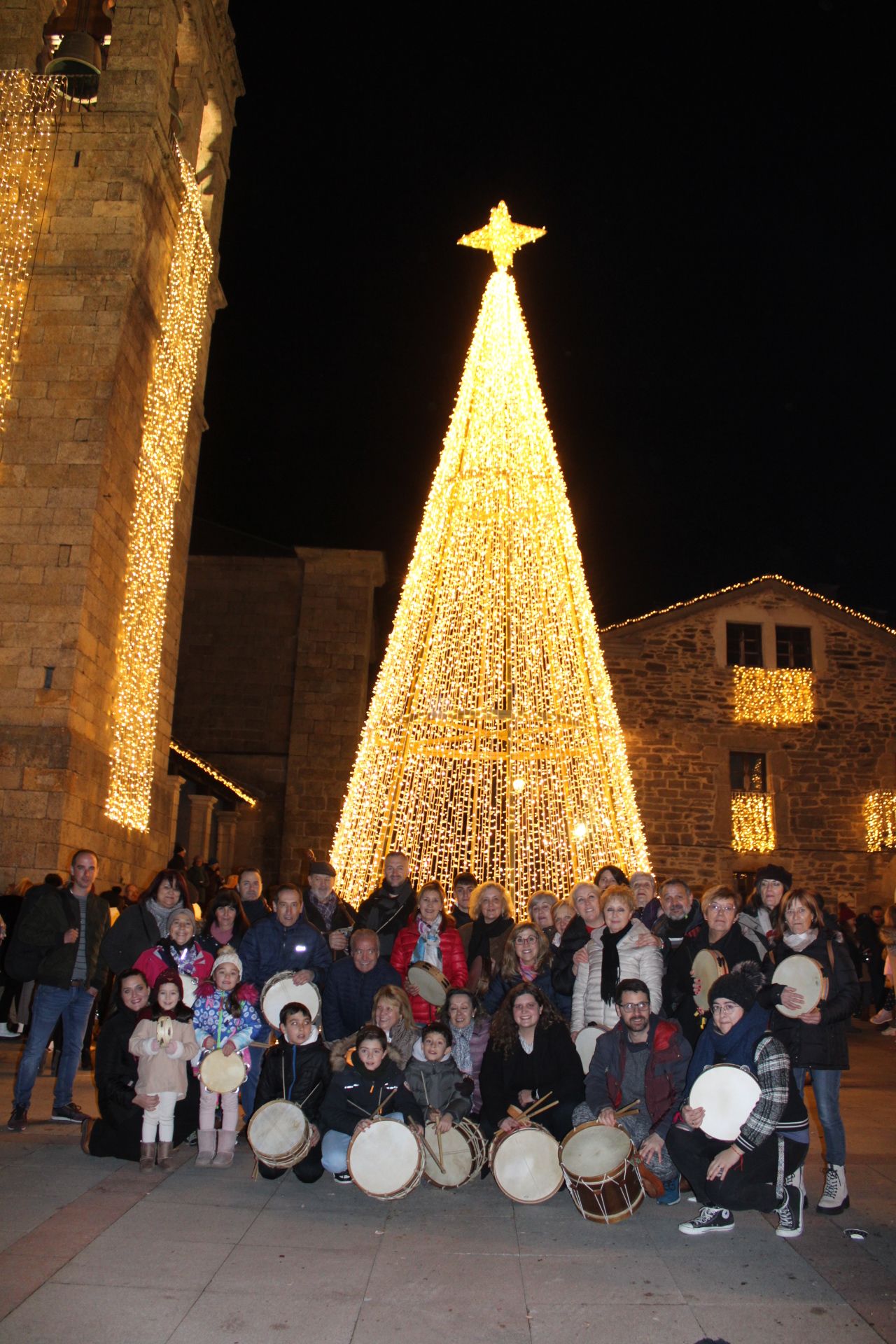 Encendido de las luces navideñas en Puebla de Sanabria