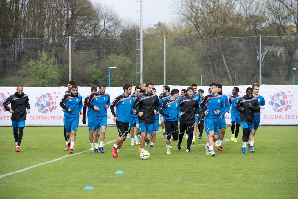 Entrenamiento del Real Oviedo