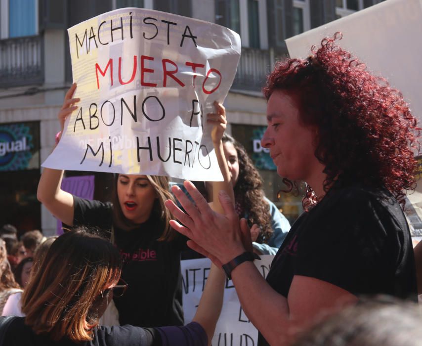 El 8M en la plaza de la Constitución