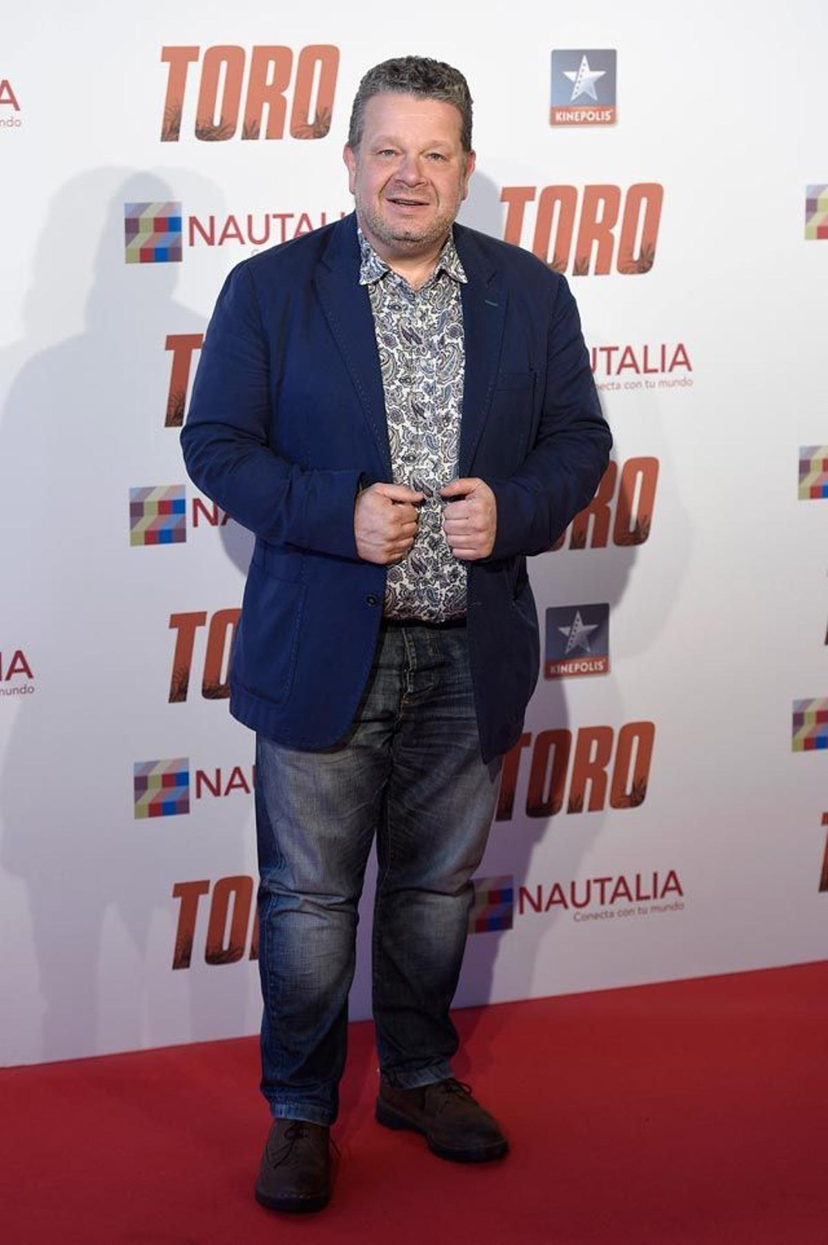 Alberto Chicote, en la première de Toro en Madrid.