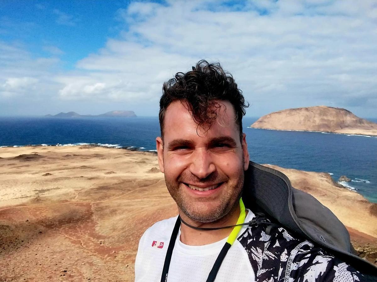 Ciro Molina, en una imagen tomada en Lanzarote.