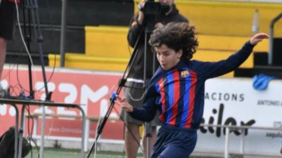 Enzo Pérez jugó tres temporadas en el fútbol-7 del Barça