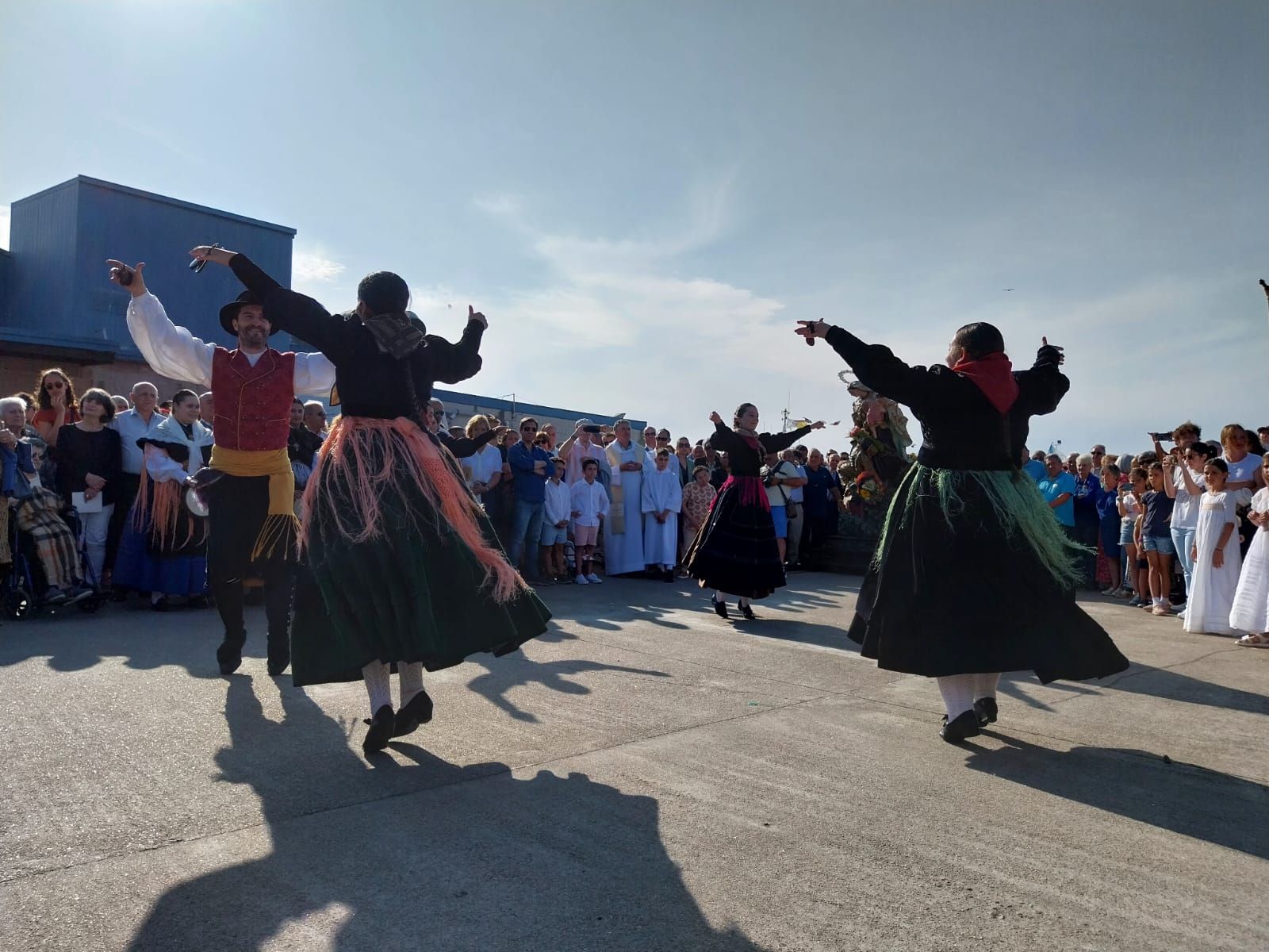 Las celebraciones en honor a la Virgen del Carmen en O Morrazo. La procesión en Bueu