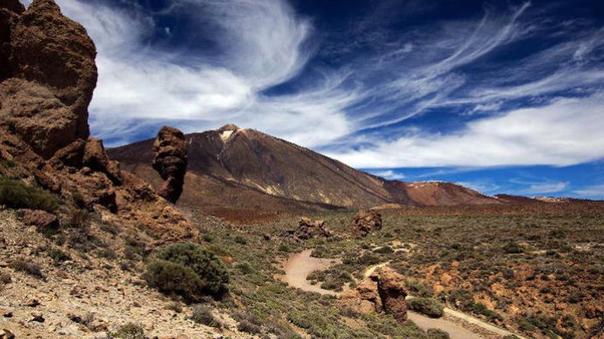 Panorámica de Las Cañadas del Teide.