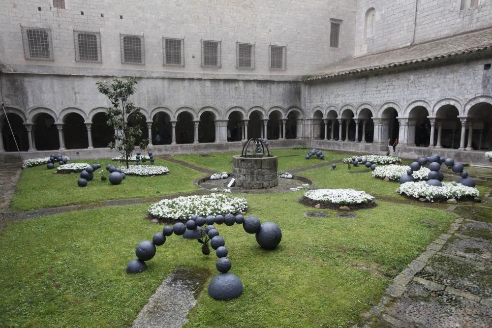 La pluja no desanima l'afluència de públic a «Temps de Flors»