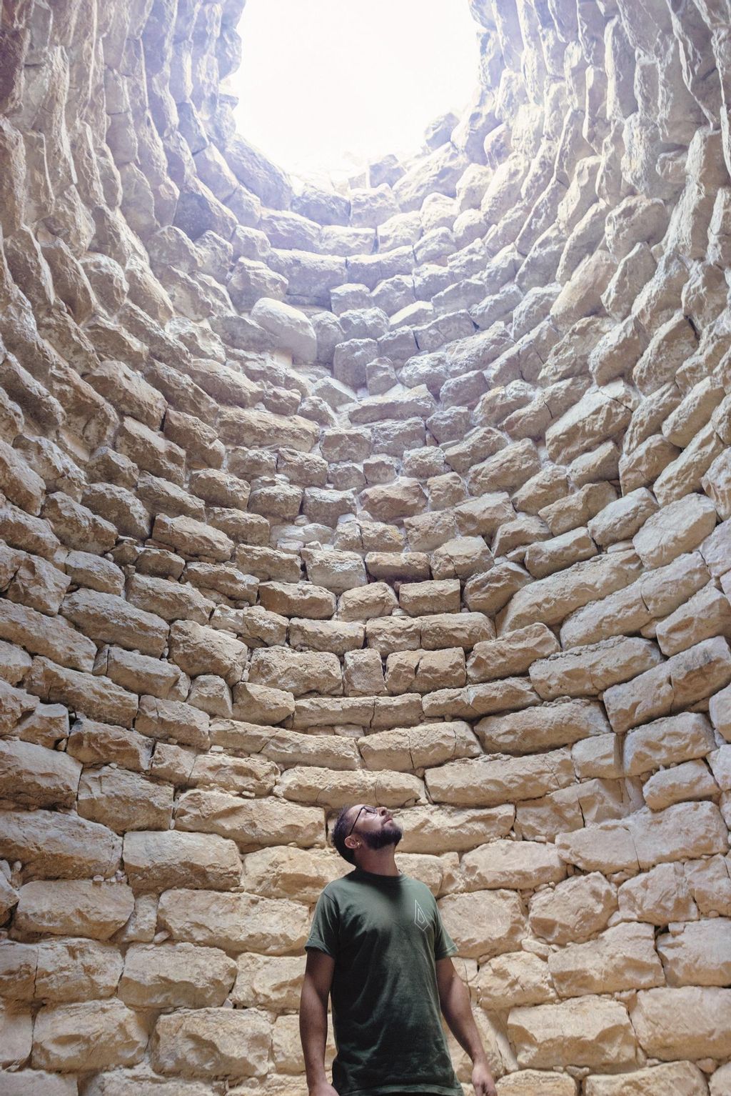 Interior del 'nuraghe' Piscu.