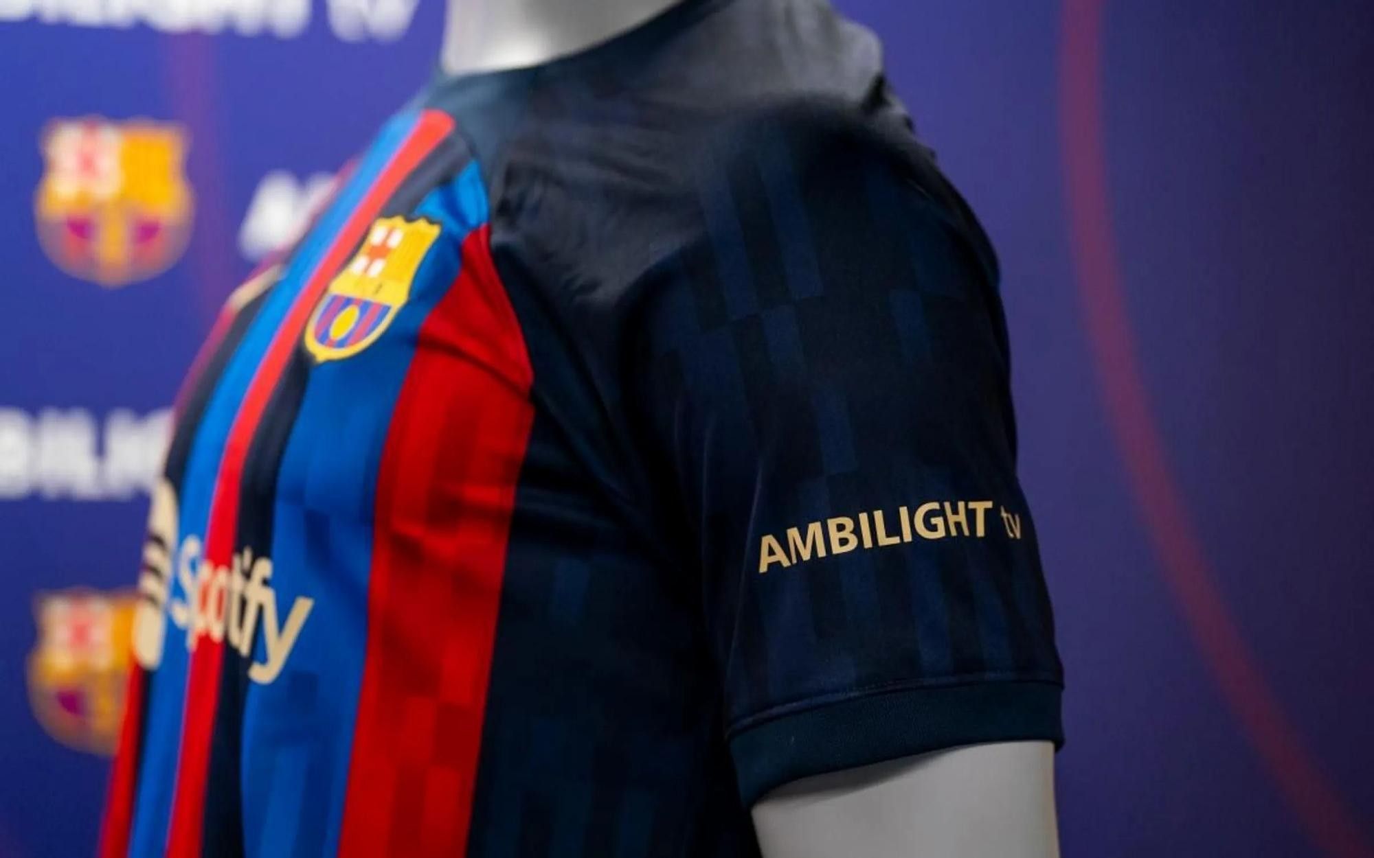 El nuevo patrocinador del FC Barcelona, Ambilight