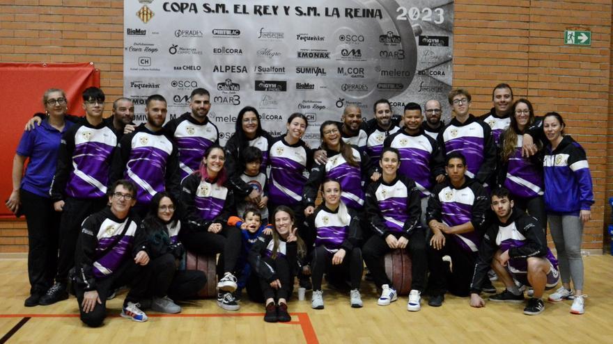 Las chicas del AC Gandia de halterofilia firman un histórico quinto puesto en la Copa de la Reina