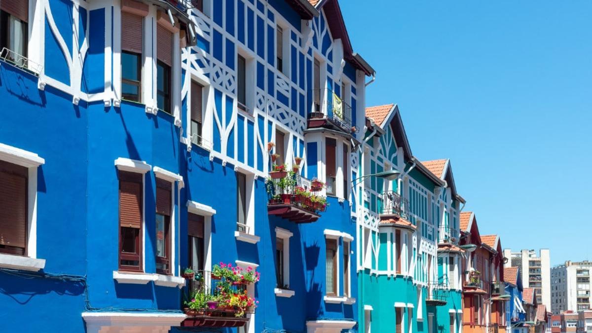 Barrio Iralabarri, en Bilbao