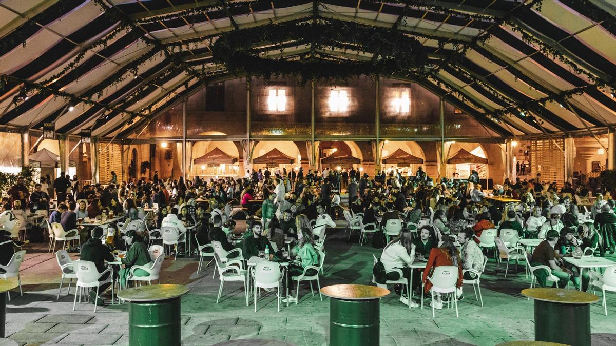 Anterior edición del Biergarten en el Poble Espanyol.