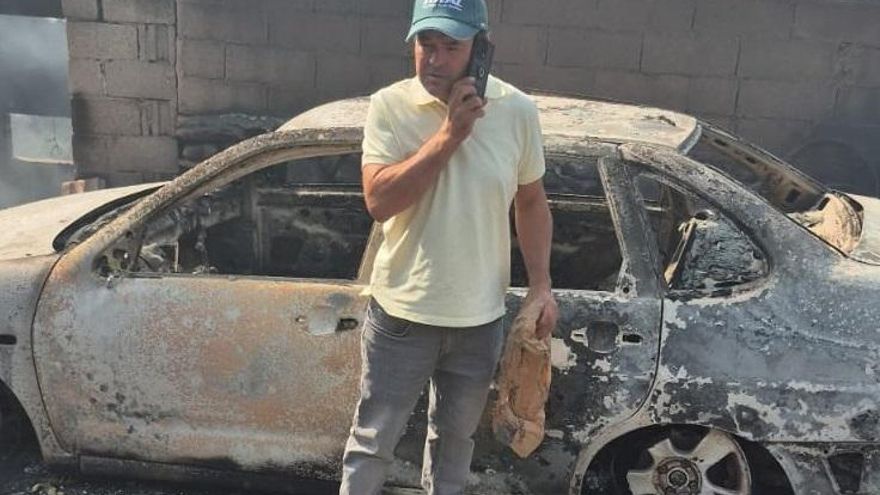 Samuel pierde todo en el incendio que destruyó su casa en su aldea: &quot;Estuvimos solos ante el peligro&quot;