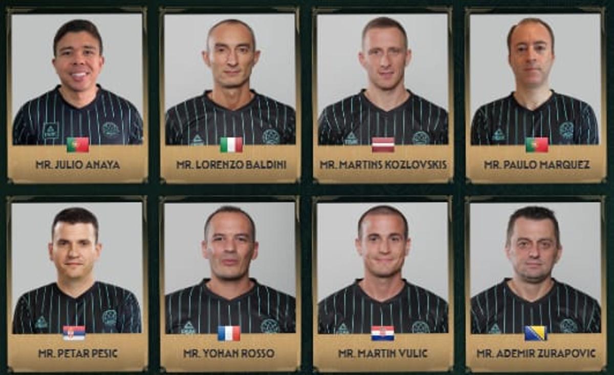 Los árbitros seleccionados para la Final Four de la BCL 2026.