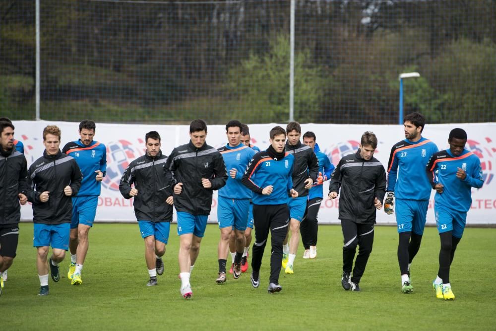 Entrenamiento del Real Oviedo