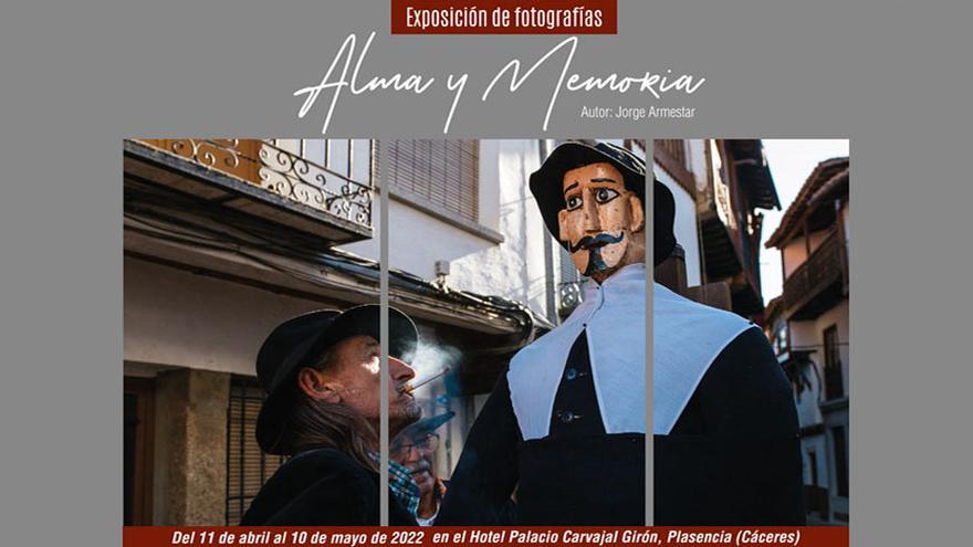 Cartel de la exposición de fotografías &#039;Alma y Memoria&#039; de Jorge Armestar.