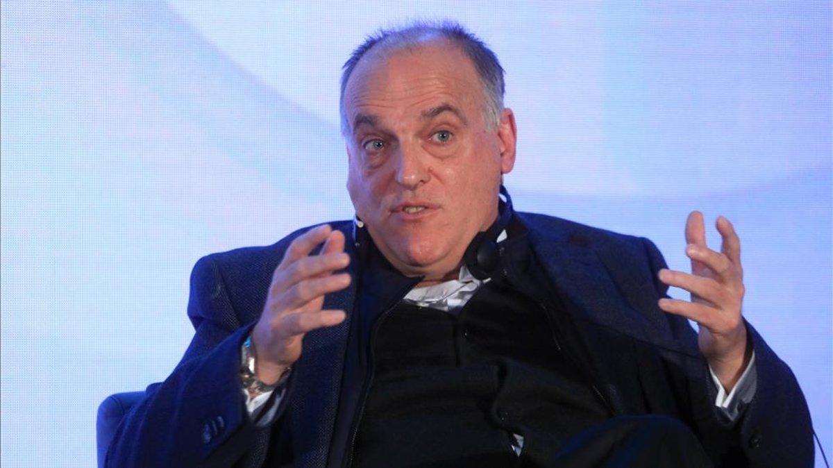 Javer Tebas, presidente de LaLiga, no quiere conflictos.