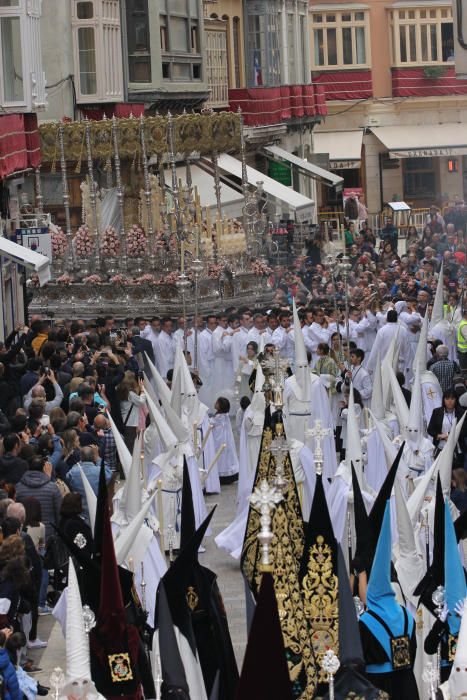 Las imágenes del Resucitado, la procesión del Domingo de Resurrección que pone punto final a la Semana Santa de Málaga