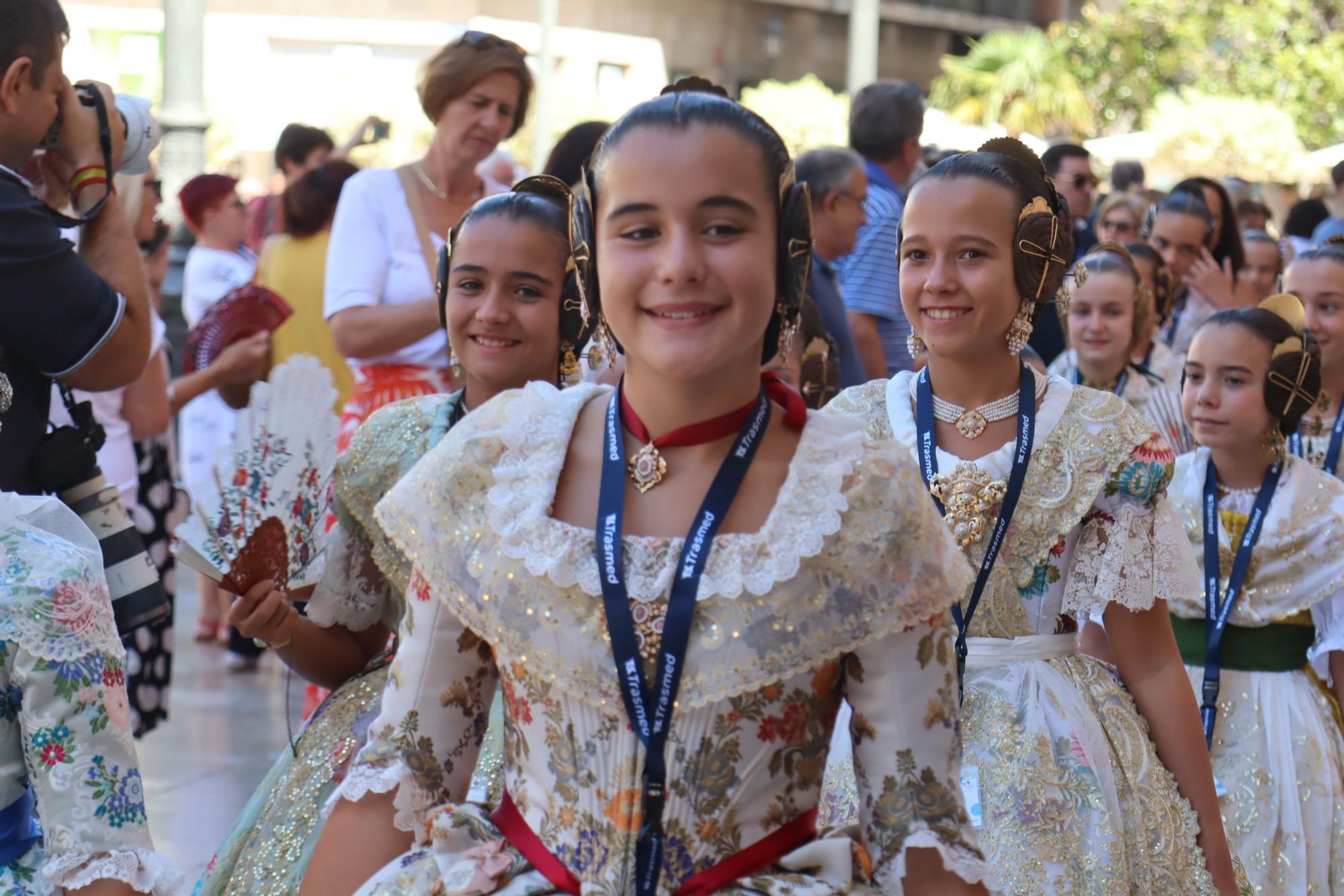 El centro de València recibe a las candidatas a Fallera Mayor Infantil 2025