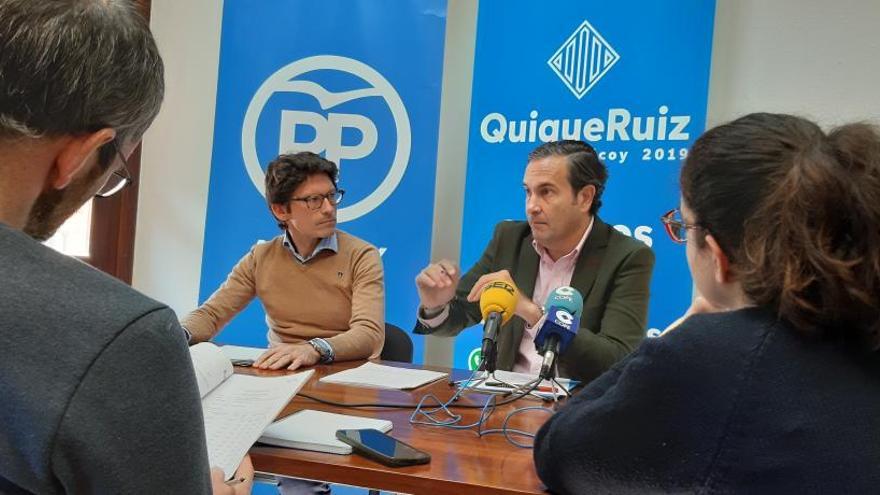 Quique ruiz y Fernando Pastor en rueda de prensa