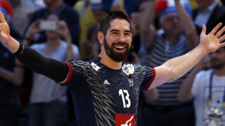 Karabatic celebra el sexto Mundial de Balonmano para Francia.