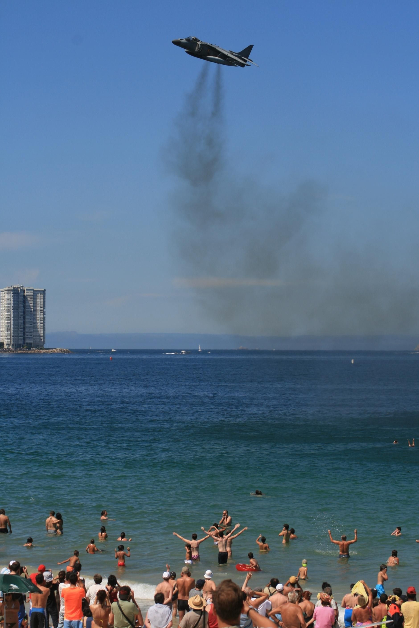 Un momento durante el Festival Aéreo de Vigo del año 2009