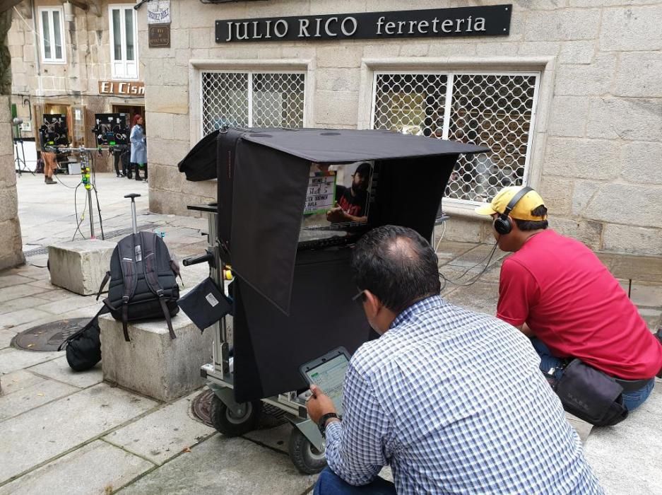 Telemundo rueda en Vigo 50 escenas para la serie Enemigo Íntimo, emitida por Netflix