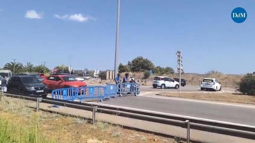 Confusión y malestar en los accesos a la Playa de Palma: "No están bien señalizados"