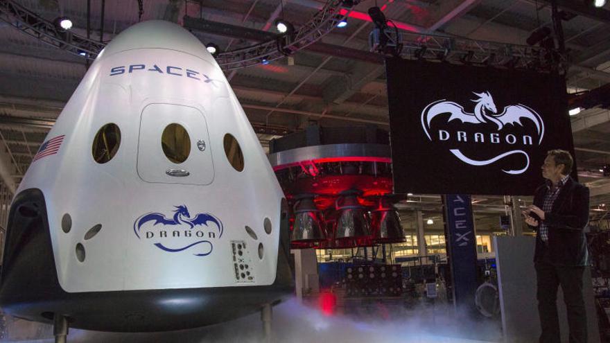 Una de las últimas naves diseñadas por SpaceX.