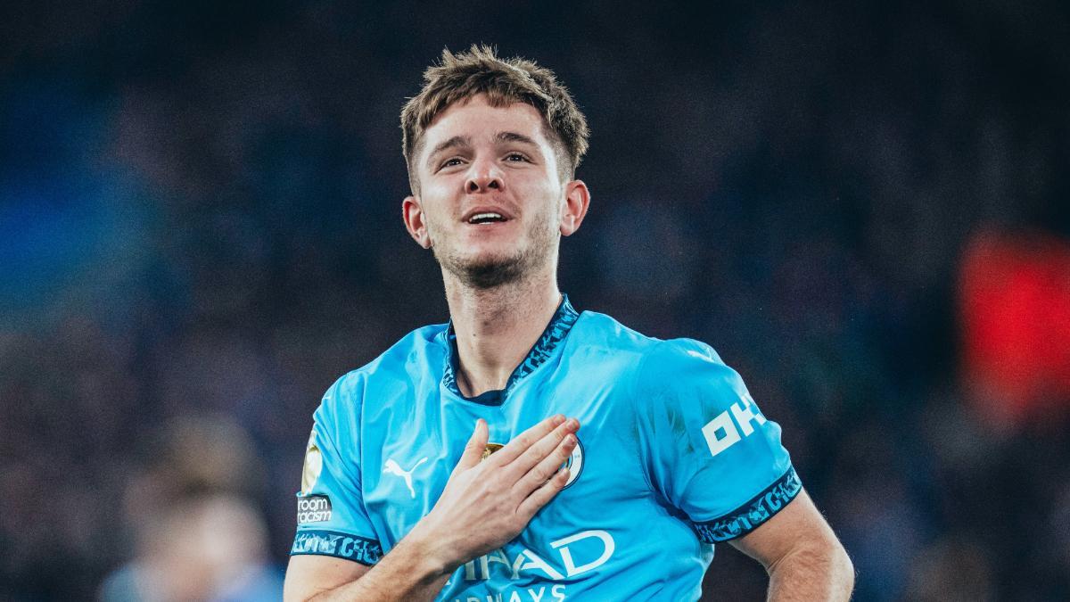 Slovan Bratislava - Manchester City: El gol de James McAtee