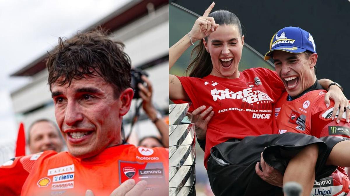 Marc Márquez habló de su vida más personal tras lograr su séptimo título de MotoGP