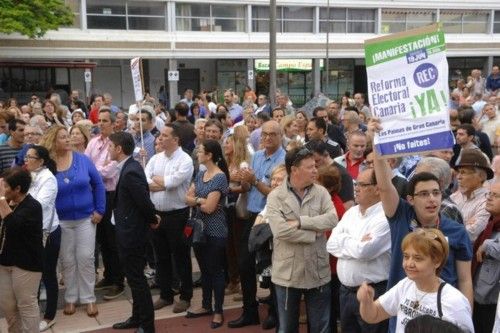 MANIFESTACION REFORMA ELECTORAL CANARIA