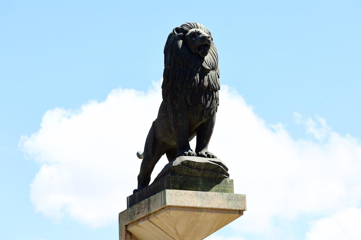 El león más famoso de toda Zaragoza