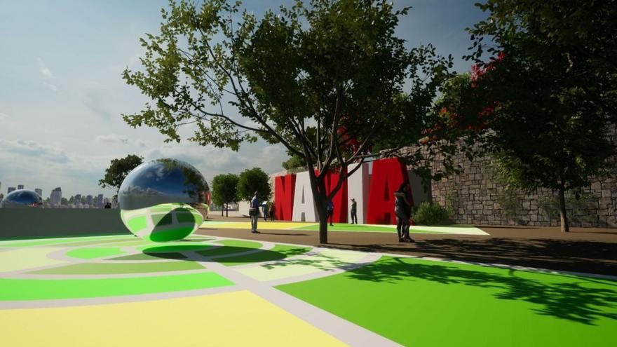 Un auditorio al aire libre y más de 200 árboles dibujarán el nuevo parque de Navia