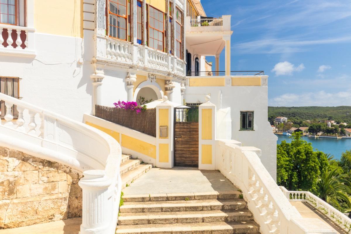 Las casas con vistas de Mahón (Menorca)