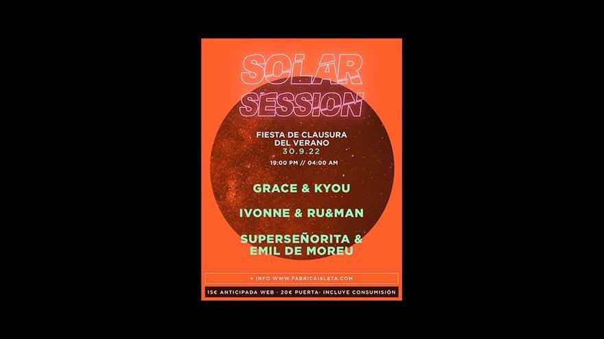 Solar Session - Fiesta clausura del verano