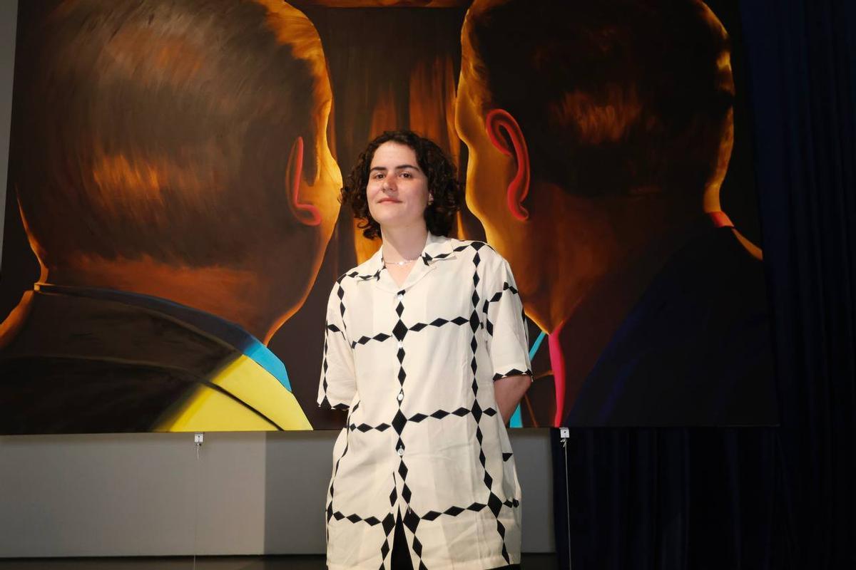 Ana Segovia, autor de la exposición 'Me duelen los ojos de mirar sin verte'.