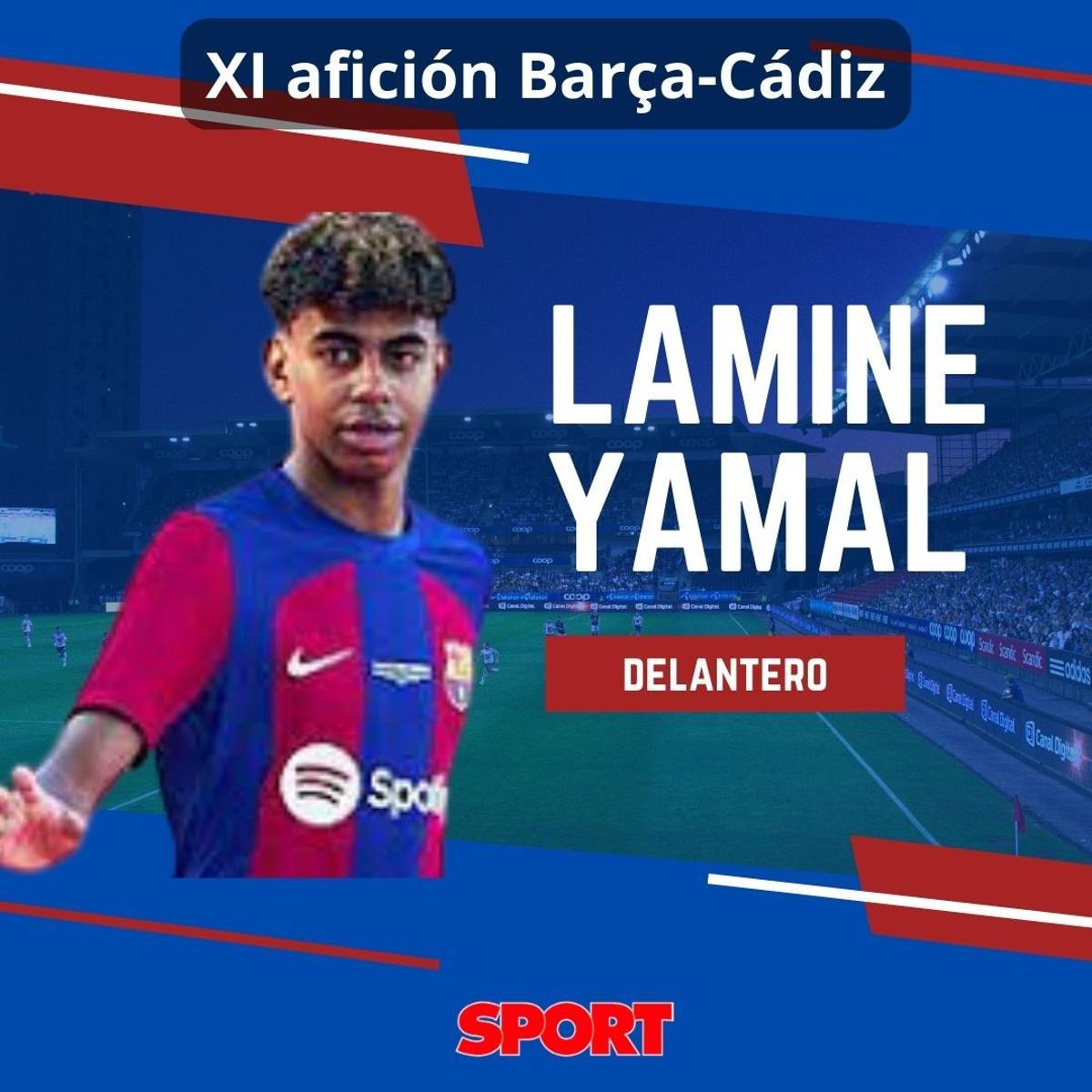 La afición elige el once del Barça-Cádiz