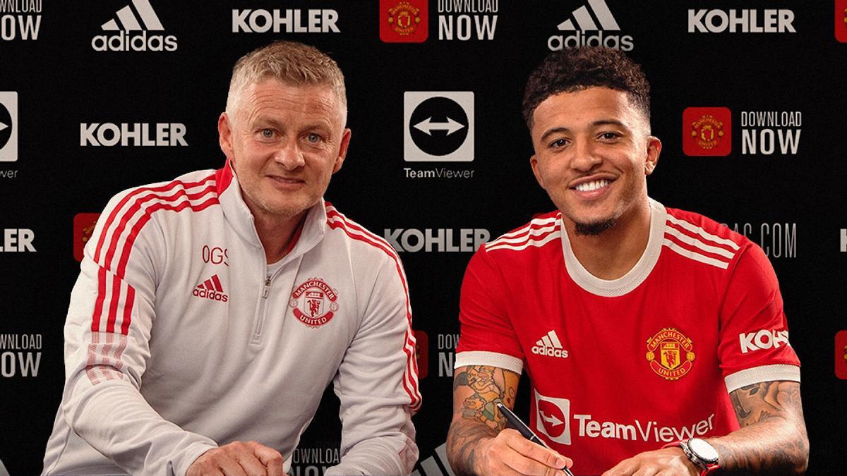 Jadon Sancho, nuevo atacante del Manchester United