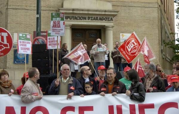 Manifestación contra los recortes en Zaragoza