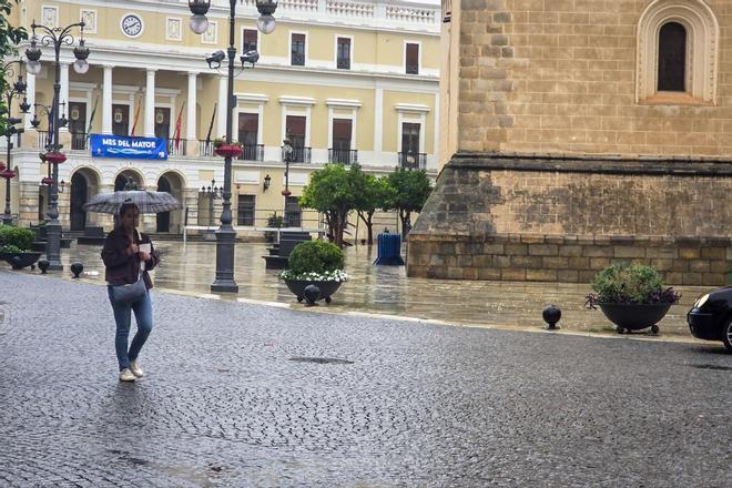 Galería | La primera dana del otoño llega a Badajoz